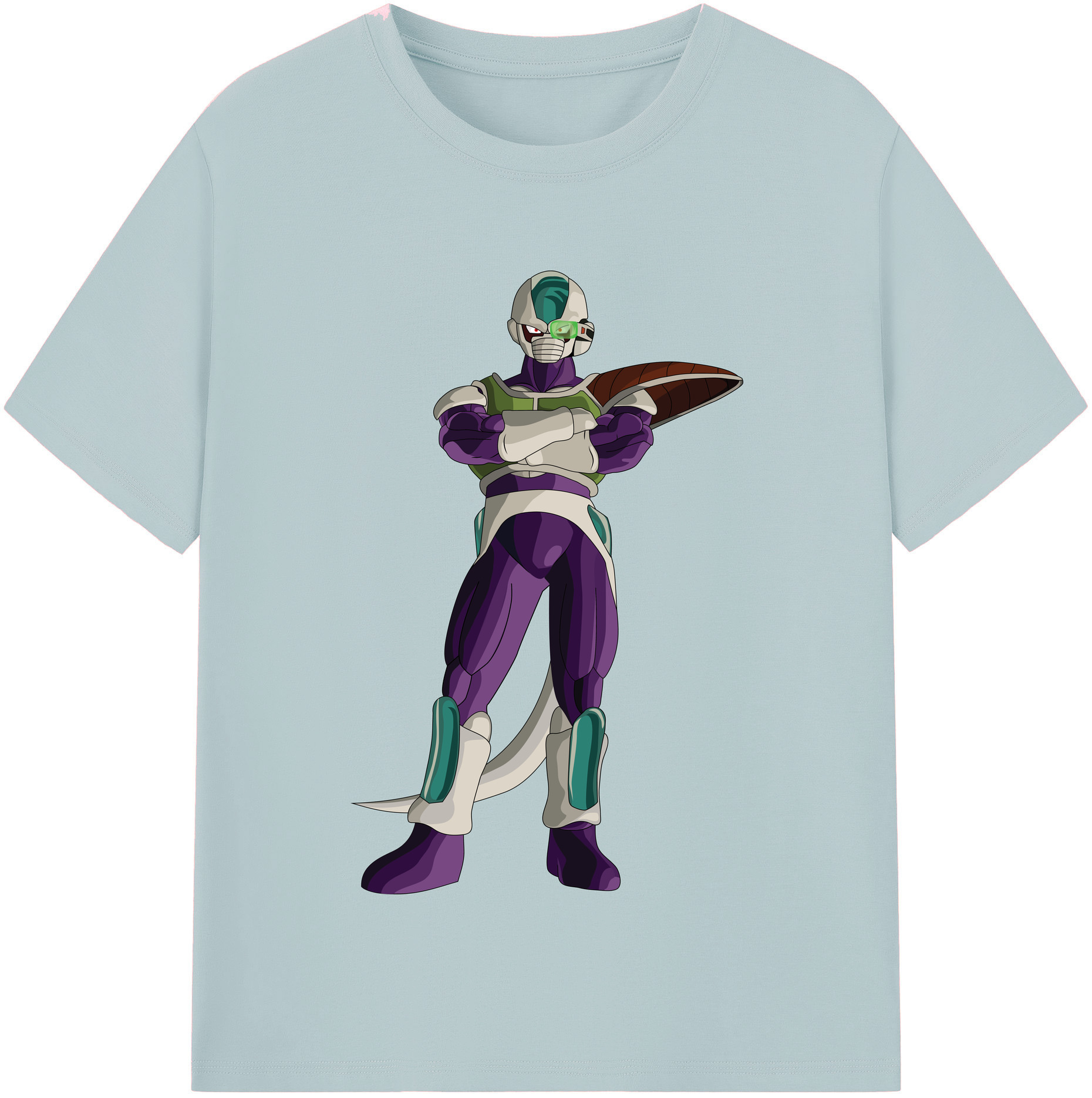 （画像用） ドラゴンボール フリーザ DRAGON BALL Frieza 綿100％半袖Tシャツ（フロントプリント）